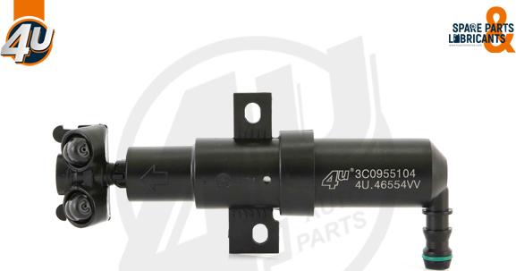 4U Autoparts 46554VV - Washer Fluid Jet, headlight cleaning car-mod.net