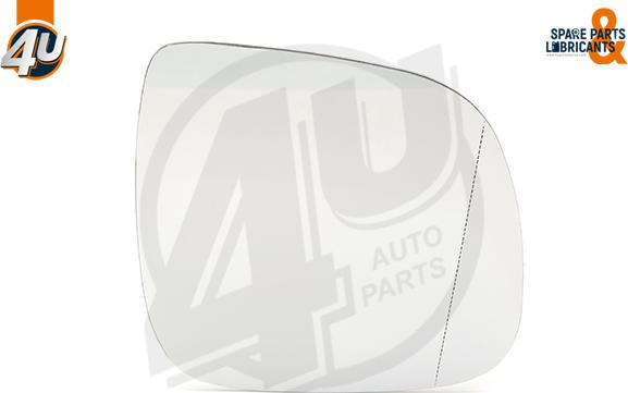 4U Autoparts 41549VV - Mirror Glass, outside mirror car-mod.net