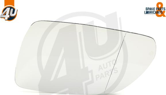 4U Autoparts 41534VV - Mirror Glass, outside mirror car-mod.net