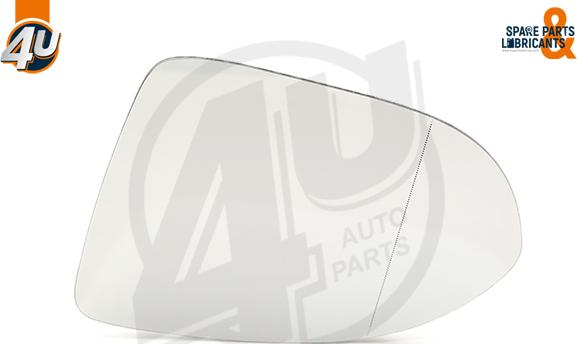 4U Autoparts 41530VV - Mirror Glass, outside mirror car-mod.net
