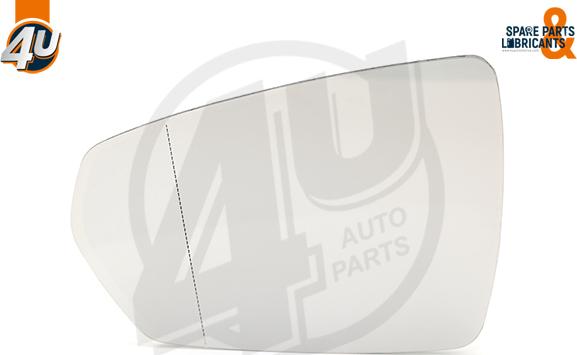 4U Autoparts 41538VV - Mirror Glass, outside mirror car-mod.net