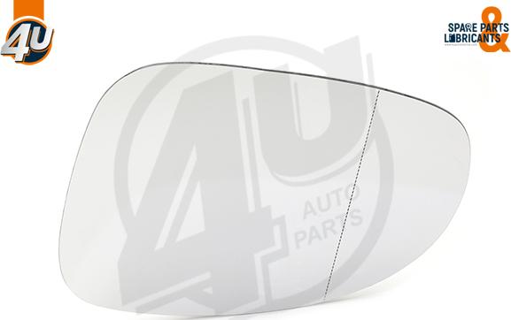 4U Autoparts 41520VV - Mirror Glass, outside mirror car-mod.net