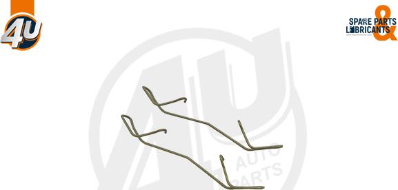 4U Autoparts 47189VV - Accessory Kit for disc brake Pads car-mod.net