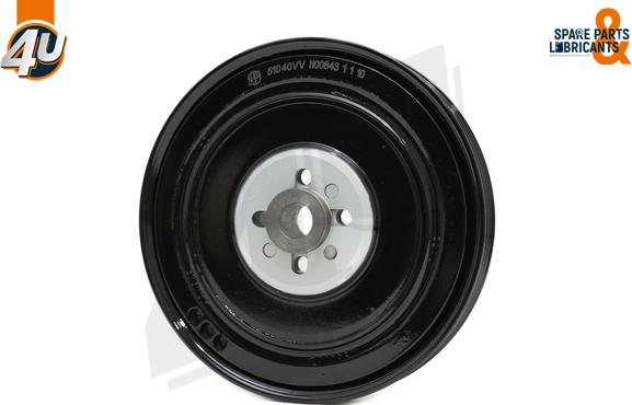 4U Autoparts 51040VV - Belt Pulley, crankshaft car-mod.net