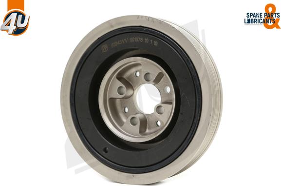 4U Autoparts 51043VV - Belt Pulley, crankshaft car-mod.net