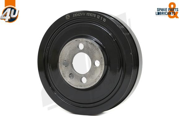 4U Autoparts 51042VV - Belt Pulley, crankshaft car-mod.net