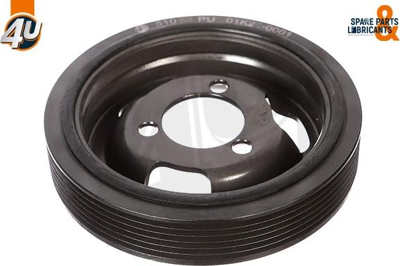 4U Autoparts 51053PU - Belt Pulley, crankshaft car-mod.net