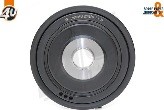 4U Autoparts 51060PU - Belt Pulley, crankshaft car-mod.net