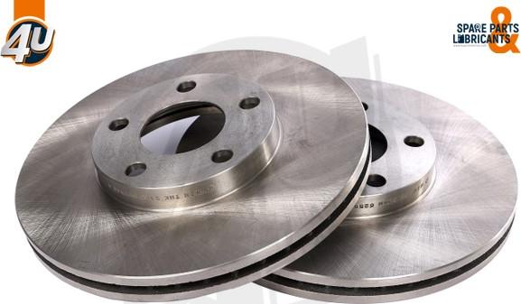 4U Autoparts 52554VV - Brake Disc car-mod.net