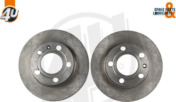 4U Autoparts 52504VV - Brake Disc car-mod.net