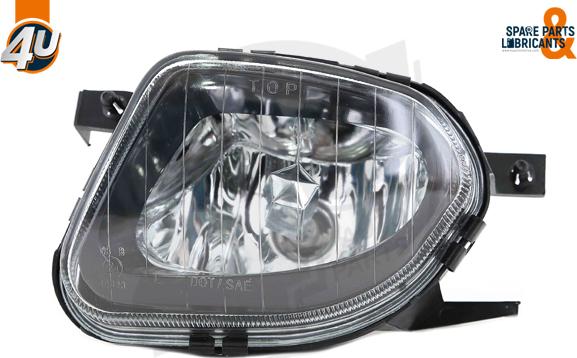 4U Autoparts 60008MR - Fog Light car-mod.net