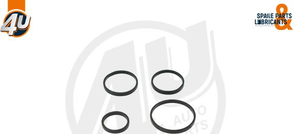 4U Autoparts 61403PU - Gasket Set, oil cooler car-mod.net