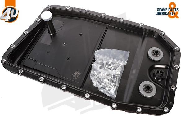 4U Autoparts 14502BW - Oil sump, automatic transmission car-mod.net