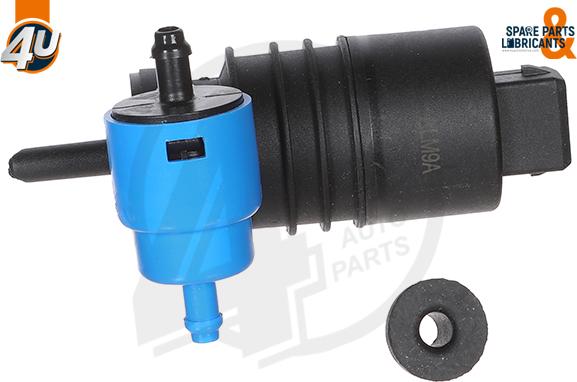 4U Autoparts 14886PU - Water Pump, window cleaning car-mod.net