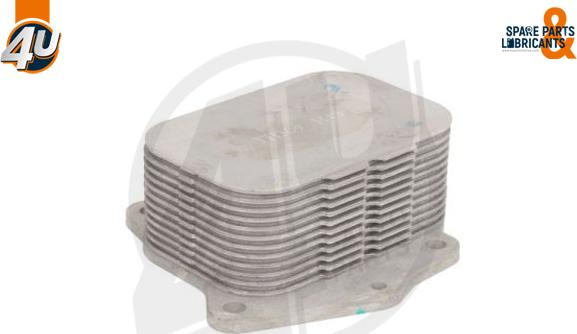 4U Autoparts 14387VL - Oil Cooler, engine oil car-mod.net