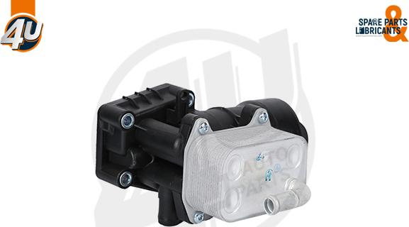 4U Autoparts 14297VV - Oil Cooler, engine oil car-mod.net