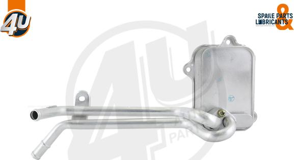 4U Autoparts 14244VV - Oil Cooler, engine oil car-mod.net