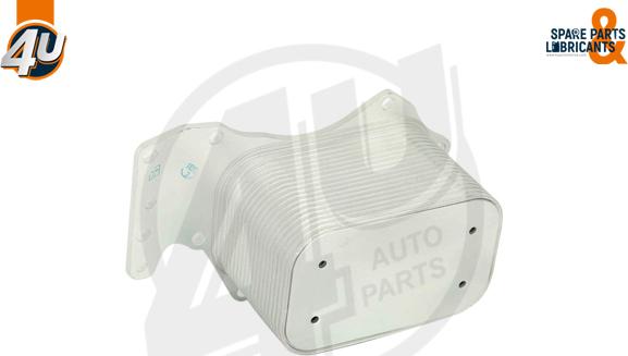 4U Autoparts 14259VV - Oil Cooler, engine oil car-mod.net