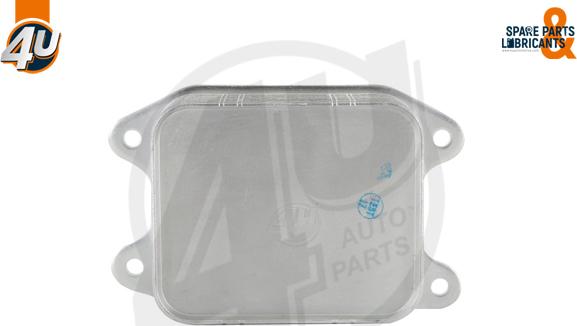 4U Autoparts 14264VV - Oil Cooler, engine oil car-mod.net