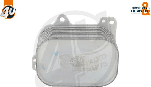 4U Autoparts 14262VV - Oil Cooler, engine oil car-mod.net