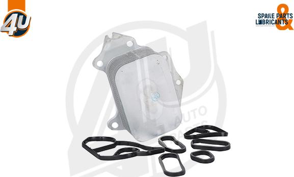 4U Autoparts 14275PU - Oil Cooler, engine oil car-mod.net