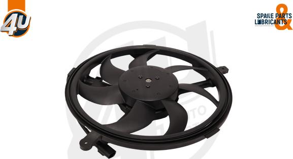 4U Autoparts 15093MI - Fan, radiator car-mod.net