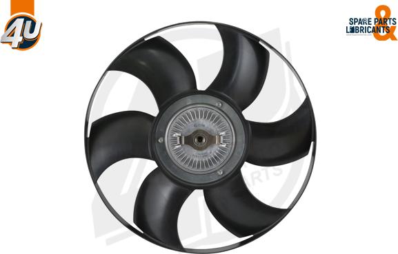 4U Autoparts 15124MR - Fan, radiator car-mod.net