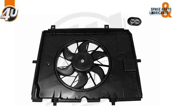 4U Autoparts 15815MR - Fan, radiator car-mod.net