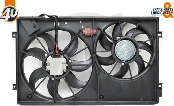 4U Autoparts 15264VV - Fan, radiator car-mod.net