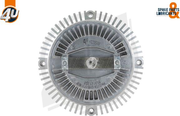 4U Autoparts 15205VV - Clutch, radiator fan car-mod.net