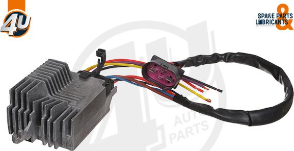 4U Autoparts 15286VV - Control Unit, electric fan (engine cooling) car-mod.net