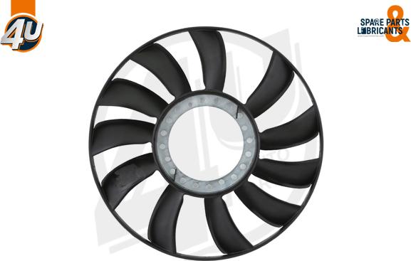 4U Autoparts 15225VV - Fan Wheel, engine cooling car-mod.net
