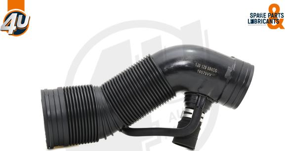 4U Autoparts 16570VV - Intake Hose, air filter car-mod.net