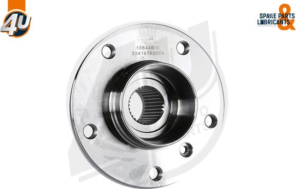 4U Autoparts 16844BW - Wheel Hub car-mod.net
