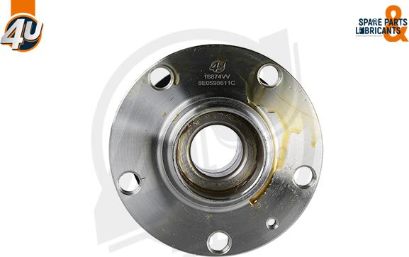 4U Autoparts 16874VV - Bearing Kit, wheel hub car-mod.net