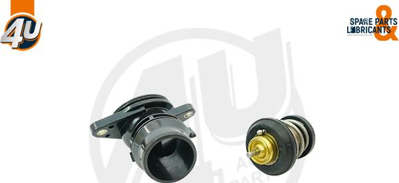 4U Autoparts 16239VV - Coolant thermostat / housing car-mod.net