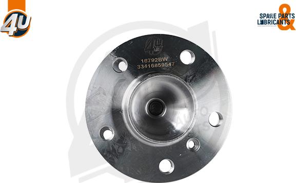 4U Autoparts 16792BW - Wheel Hub car-mod.net