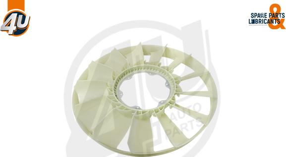 4U Autoparts 18162ME - Fan Wheel, engine cooling car-mod.net
