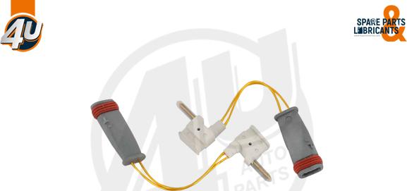 4U Autoparts 12356MR - Warning Contact, brake pad wear car-mod.net