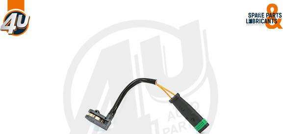 4U Autoparts 12367MR - Warning Contact, brake pad wear car-mod.net