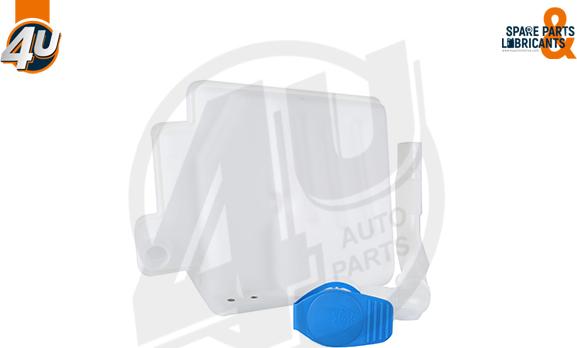 4U Autoparts 12797VV - Washer Fluid Tank, window cleaning car-mod.net