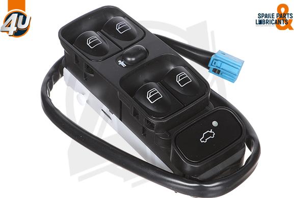 4U Autoparts 17079MR - Switch, window regulator car-mod.net