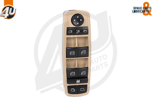 4U Autoparts 17106MR - Switch, window regulator car-mod.net