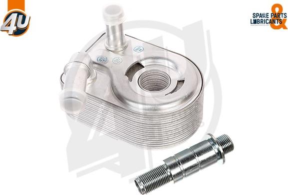 4U Autoparts 17348FR - Oil Cooler, engine oil car-mod.net