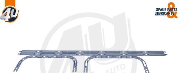 4U Autoparts 17751SC - Gasket, oil sump car-mod.net