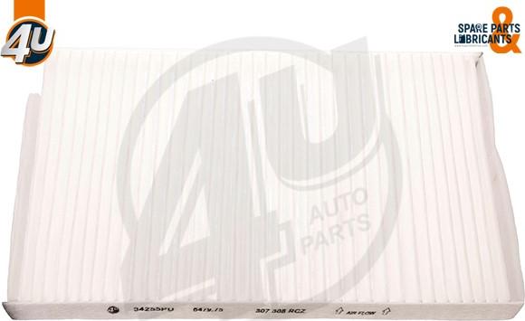 4U Autoparts 34255PU - Filter, interior air car-mod.net