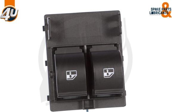4U Autoparts 38249PU - Switch, window regulator car-mod.net