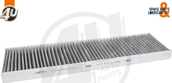 4U Autoparts 33660MI - Filter, interior air car-mod.net