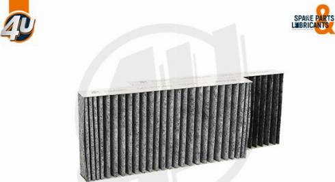 4U Autoparts 33662MI - Filter, interior air car-mod.net