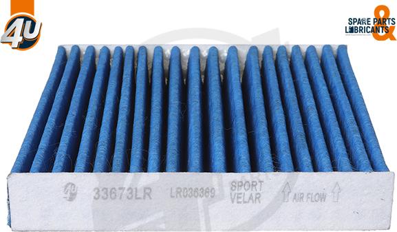 4U Autoparts 33673LR - Filter, interior air car-mod.net